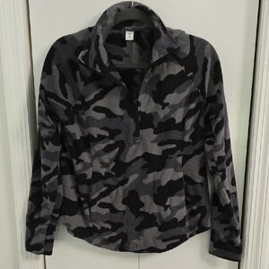 Women' Camouflage Quarter-Zip Fleece Pullover